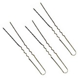 Ace Par Ondulate Maro cca. 180g/ aprox. 215 buc. - Prima Ball Pointed Hair Pins Waved 55 mm